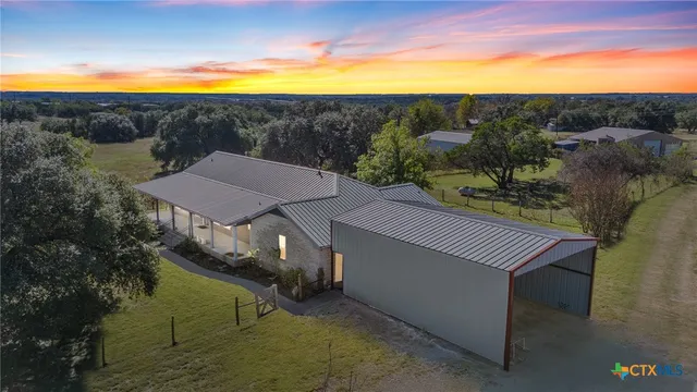 a view of a terrace with a garden