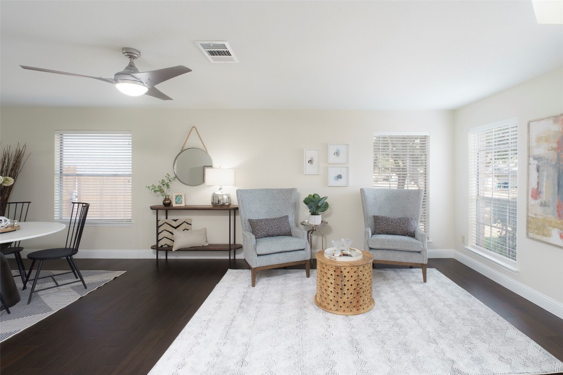 2201 Broughton Court Austin, TX 78727 - Photo 5 of 31 a living room with furniture and a large window