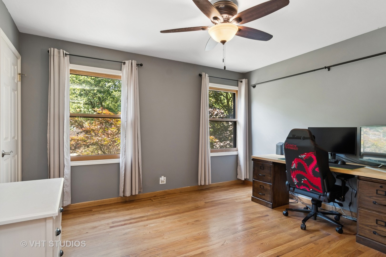 2106 Templar Drive Naperville, IL 60565 - Photo 13 of 17 a view of a workspace with furniture and a window