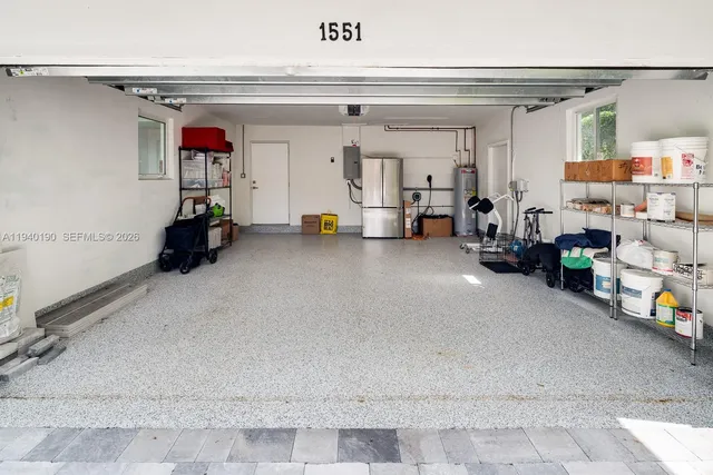 a view of storage and utility room