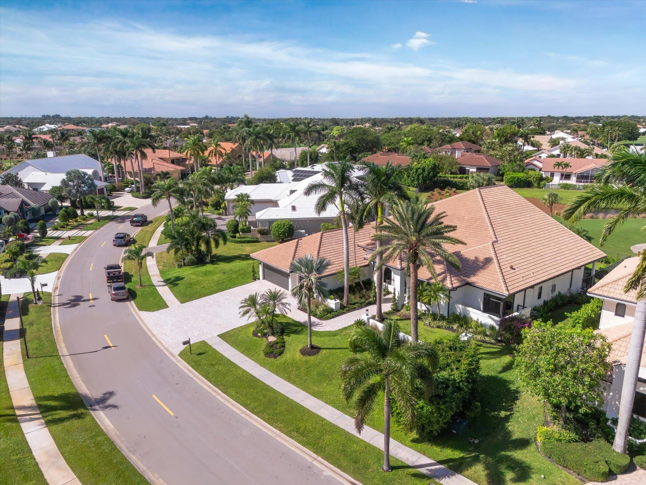 4459 Bocaire Boulevard Boca Raton, FL 33487 - Photo 63 of 72 an aerial view of a house with a garden