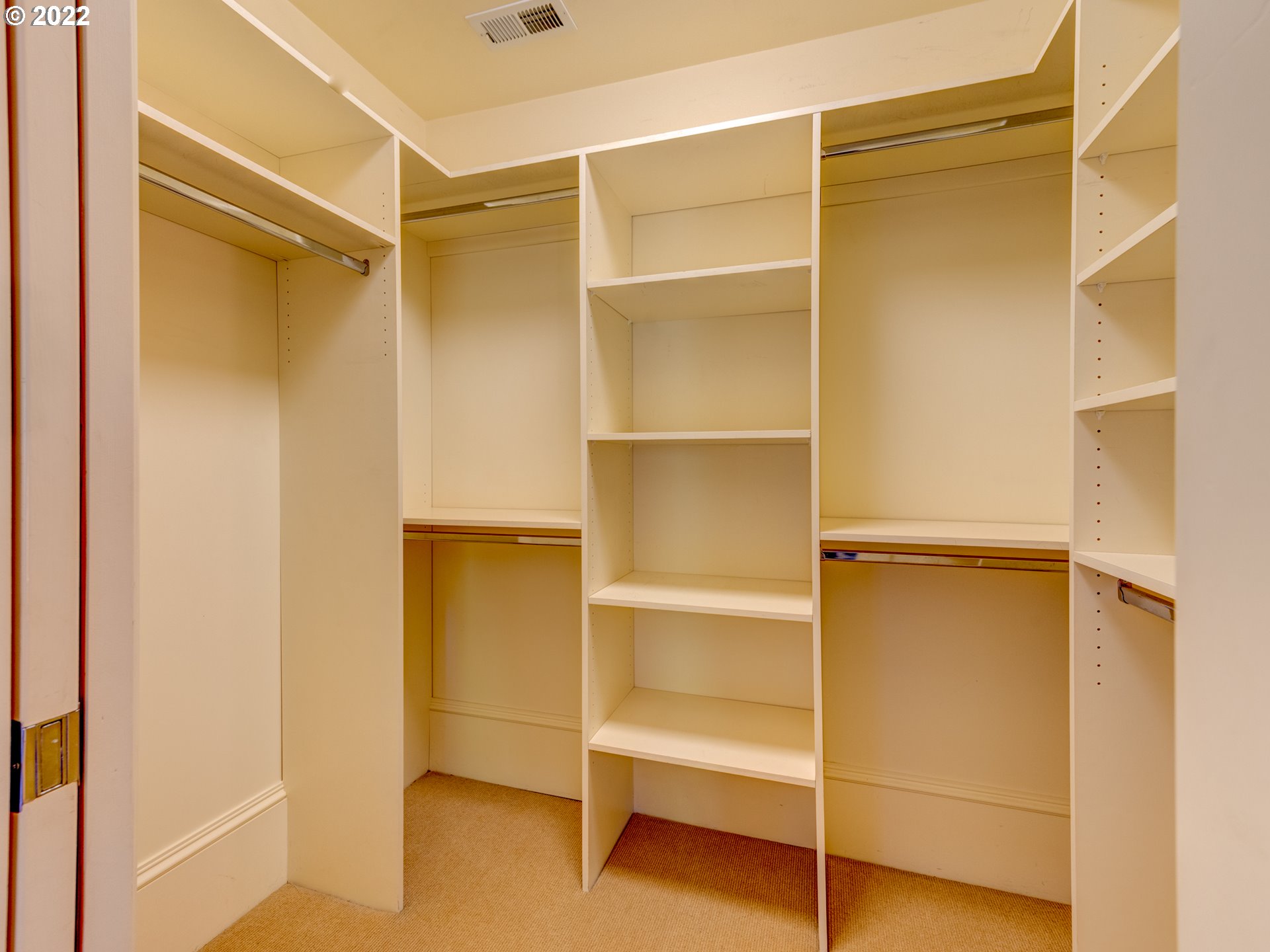 448 D Street Springfield, OR 97477 - Photo 17 of 32 a view of walk in closet with empty racks