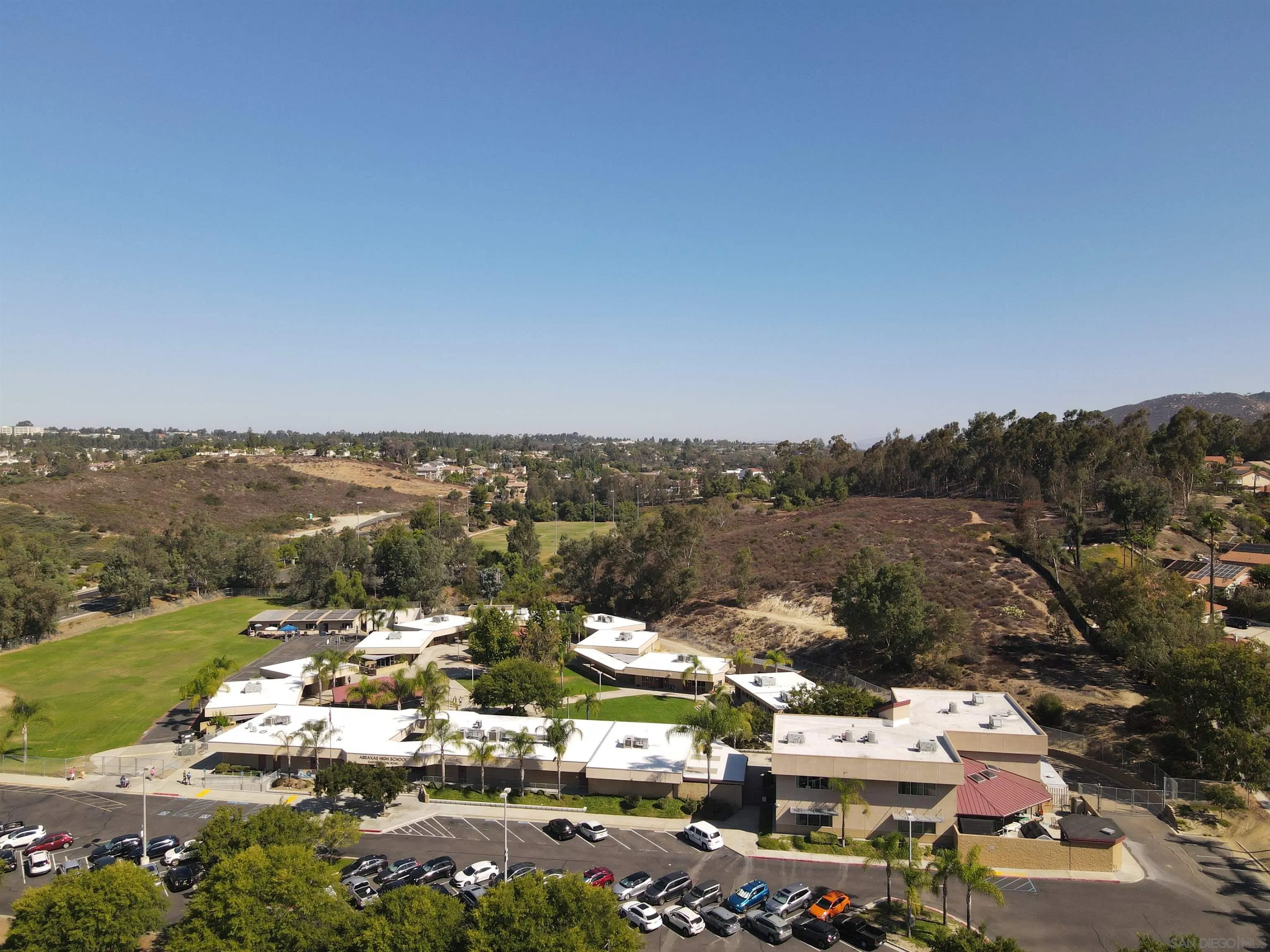 14223 Frame Road Poway, CA 92064 - Photo 43 of 44 an aerial view of a house with a lake view