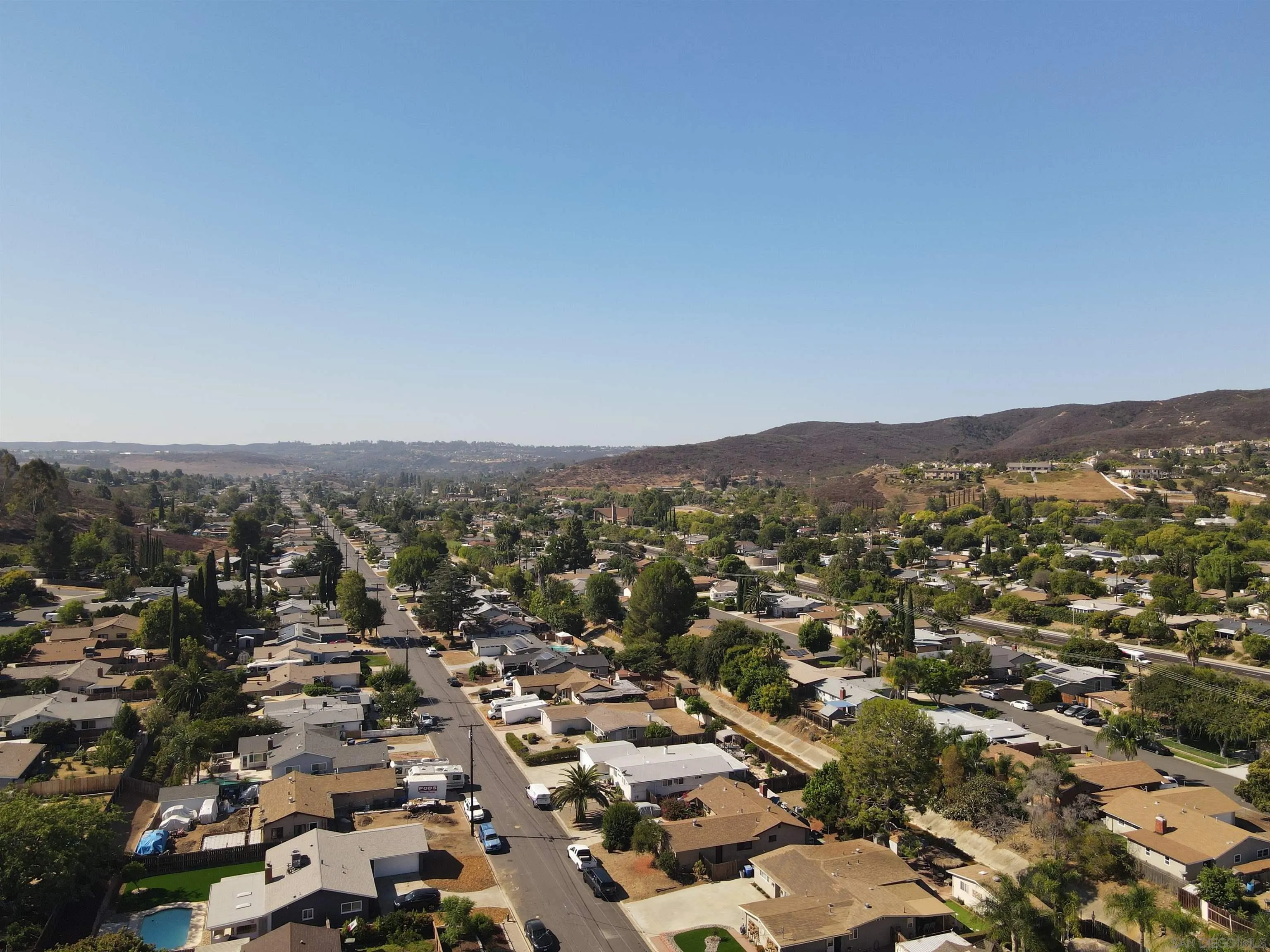 14223 Frame Road Poway, CA 92064 - Photo 44 of 44 an aerial view of residential houses with city view