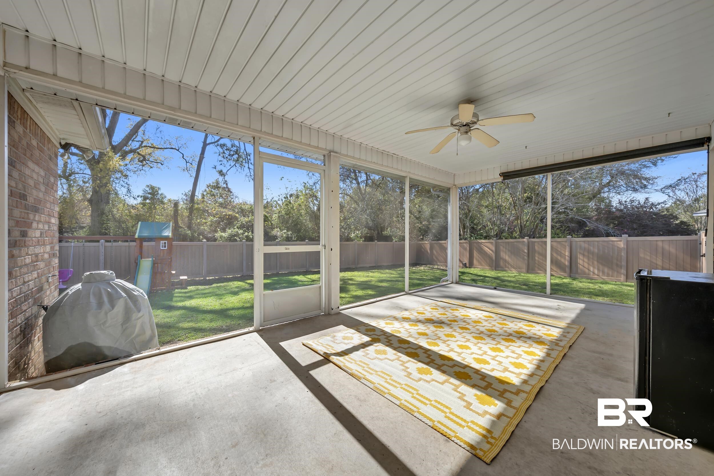 31527 Heidelbrook Loop Daphne, AL 36527 - Photo 20 of 22 Sunroom / solarium featuring a ceiling fan