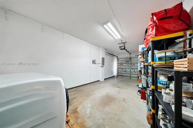 a view of storage and utility room