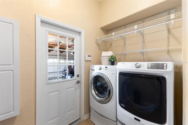 a view of a storage & utility room