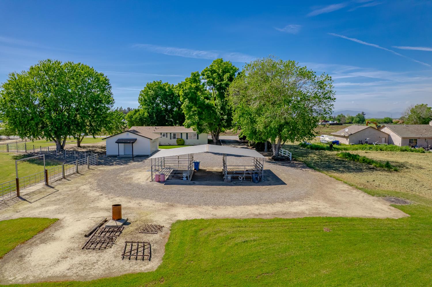 2450 George Road Williams, CA 95987 - Photo 9 of 43 a view of backyard with outdoor seating and green space