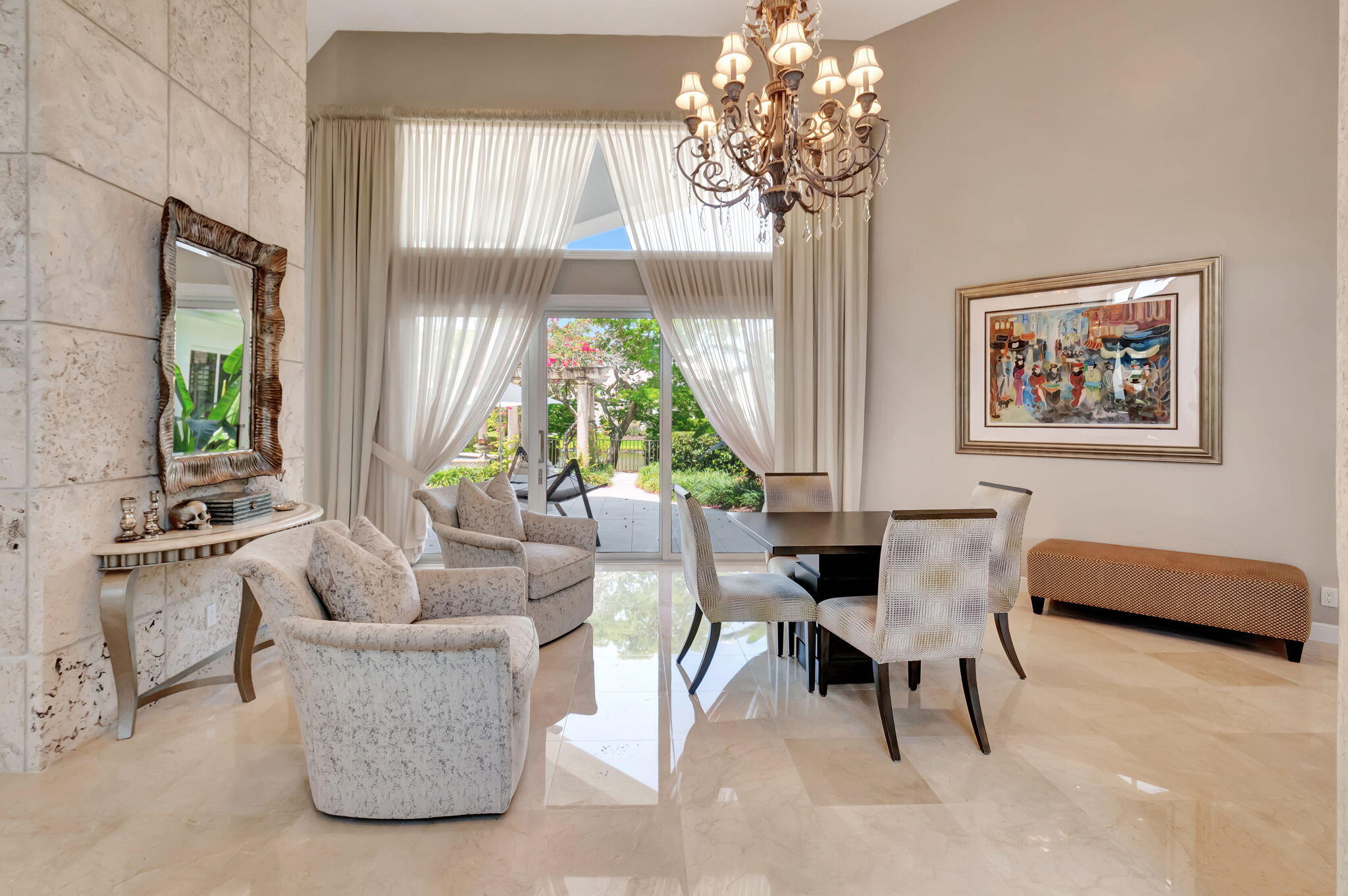 2599 Northwest 63rd Lane Boca Raton, FL 33496 - Photo 11 of 81 a living room with furniture and a large window