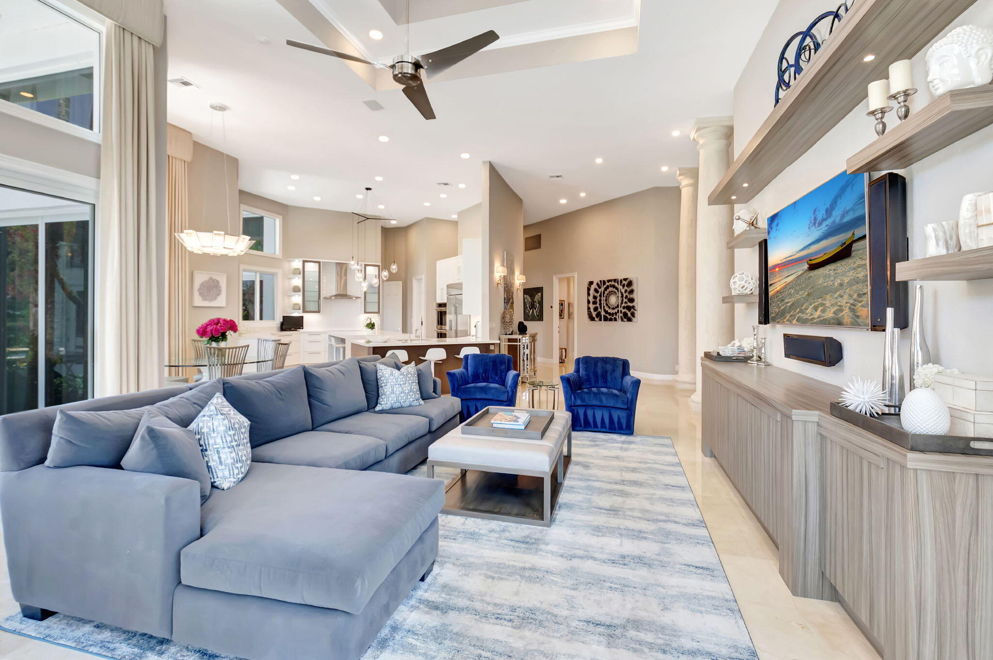 2599 Northwest 63rd Lane Boca Raton, FL 33496 - Photo 20 of 81 a living room with furniture and a table