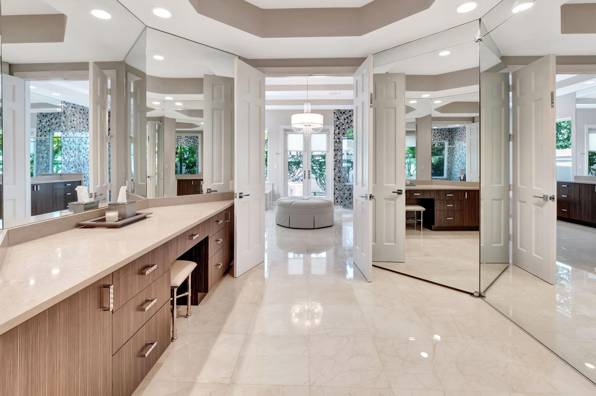 2599 Northwest 63rd Lane Boca Raton, FL 33496 - Photo 28 of 81 a large white kitchen with a large window and stainless steel appliances