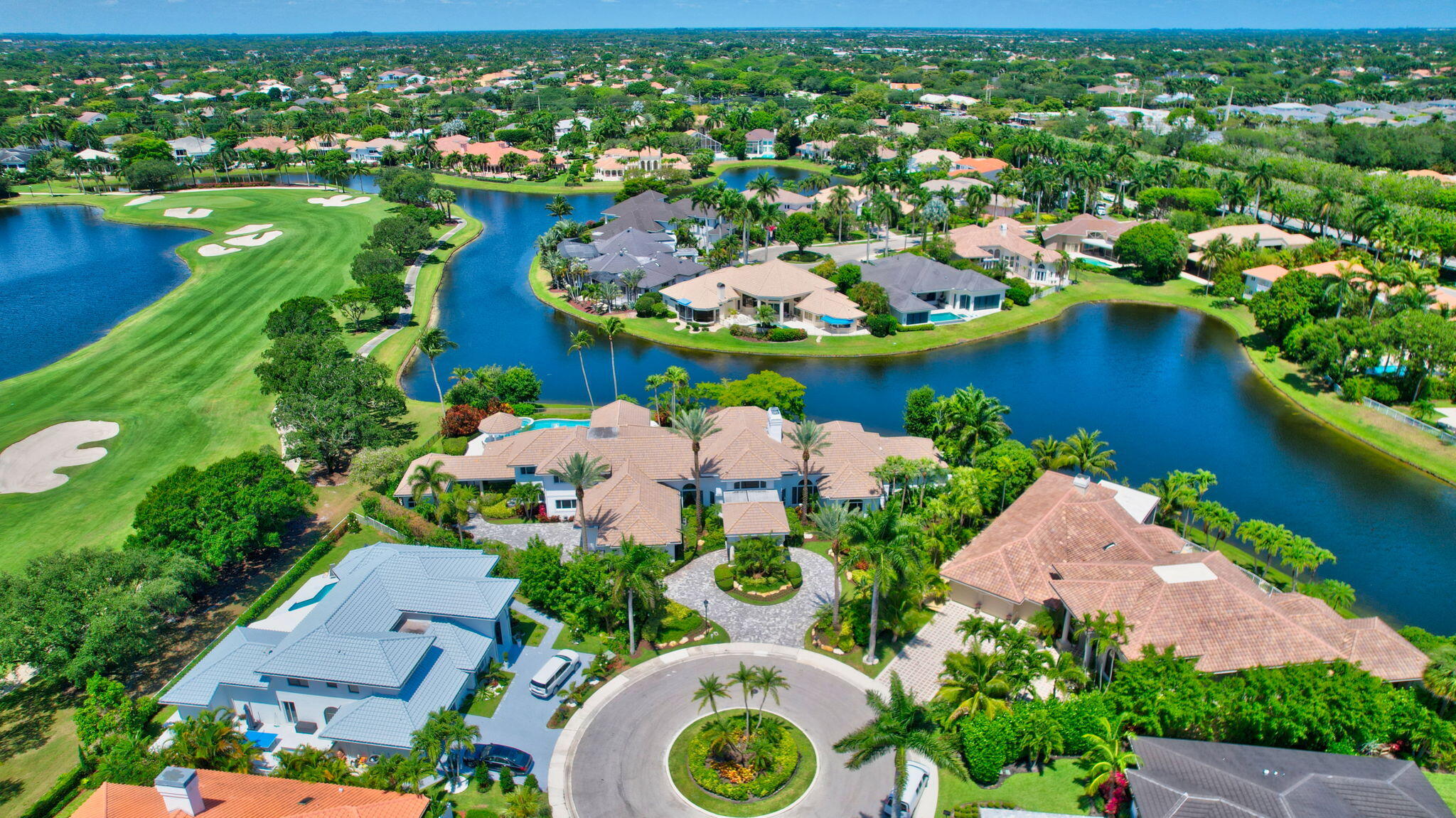 2599 Northwest 63rd Lane Boca Raton, FL 33496 - Photo 4 of 81 an aerial view of a house with outdoor space and lake view