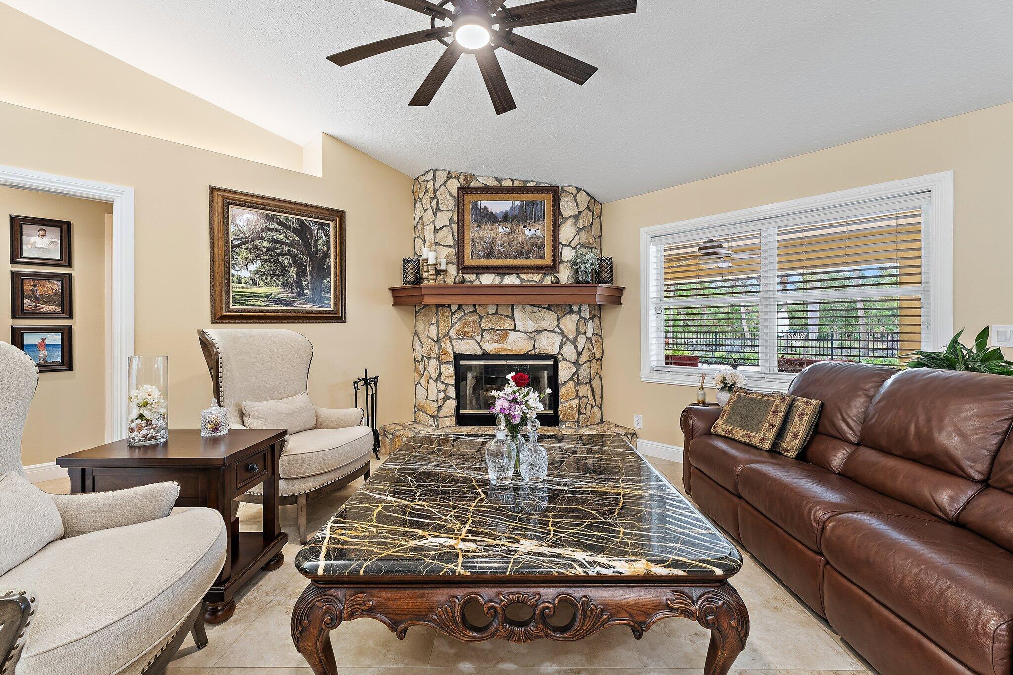 16236 Randolph Siding Road Jupiter Farms, FL 33478 - Photo 15 of 81 WOOD BURNING FIREPLACE