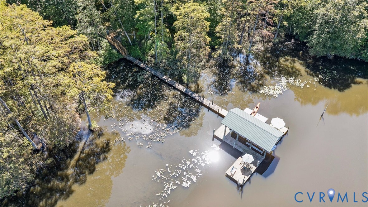 720 Arlington Island Road Lanexa, VA 23089 - Photo 2 of 50 Drone / aerial view of a nearby body of water