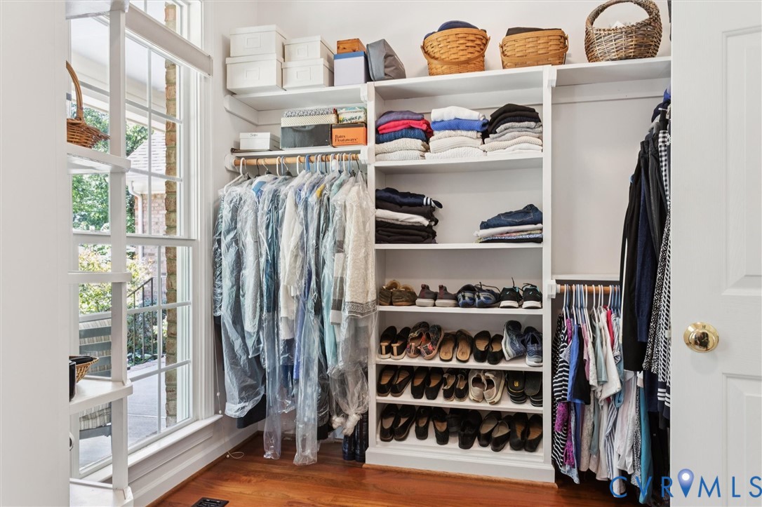 720 Arlington Island Road Lanexa, VA 23089 - Photo 34 of 50 Spacious closet with dark wood finished floors