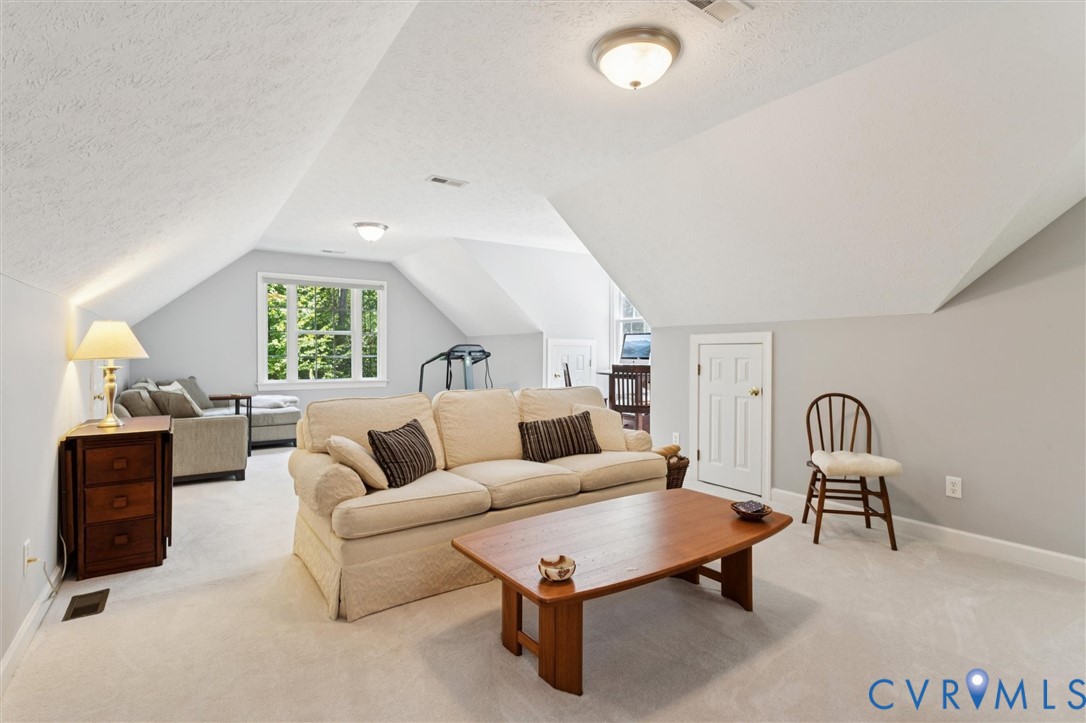 720 Arlington Island Road Lanexa, VA 23089 - Photo 42 of 50 Bonus room with light carpet, a textured ceiling,