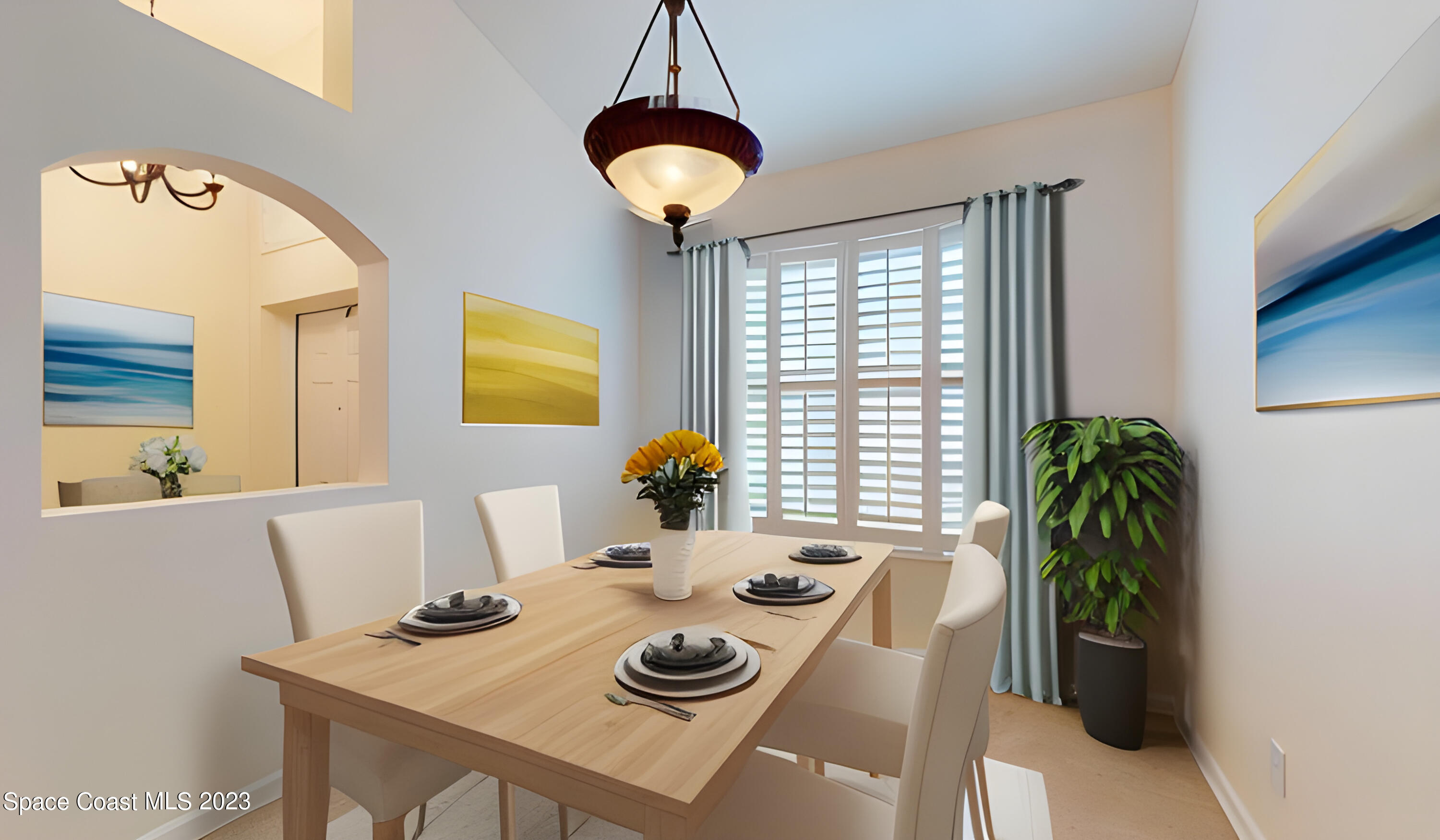 3151 Arden Circle Melbourne, FL 32934 - Photo 16 of 32 a dining room with furniture and window