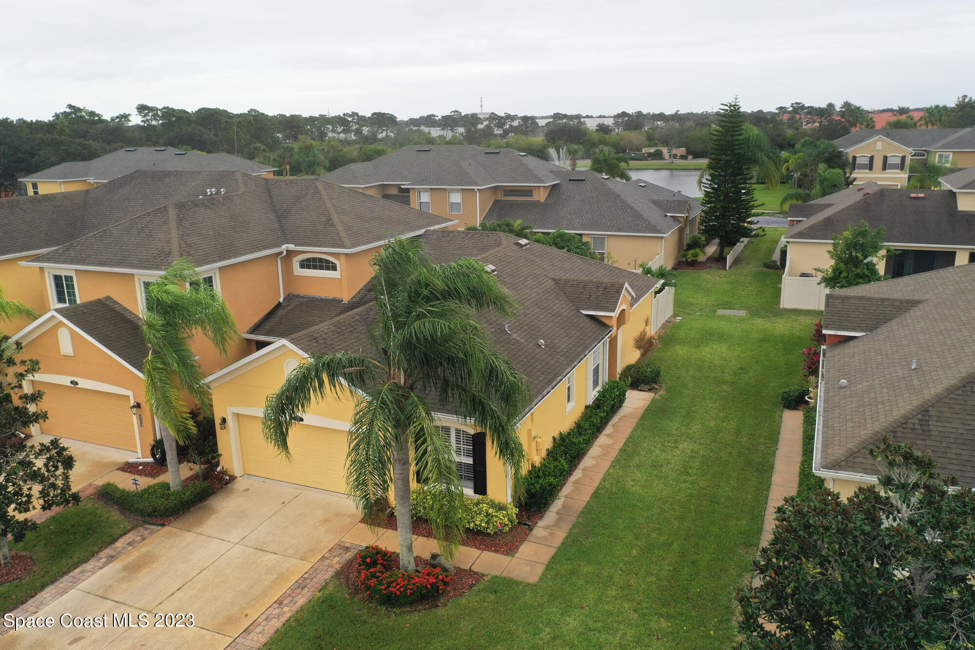 3151 Arden Circle Melbourne, FL 32934 - Photo 2 of 32 an aerial view of a house with a garden