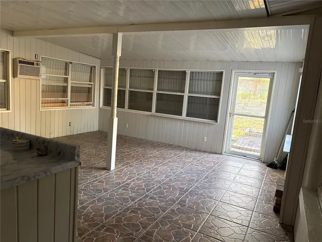 a view of front door of house