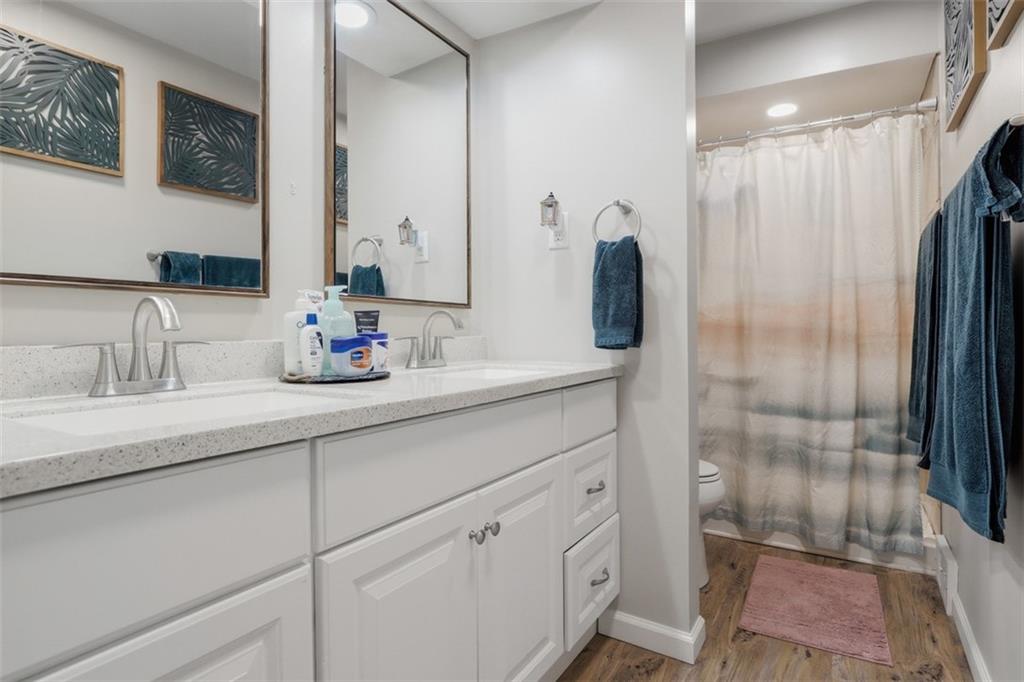 5600 5th Street Pittsburgh, PA 15236 - Photo 15 of 29 Double sinks are a great touch in the en suite!
