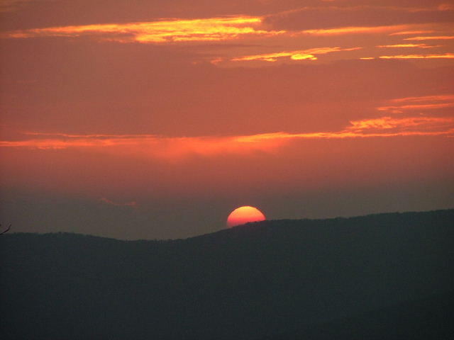895 Lake Loop Cloudland, GA 30731 - Photo 25 of 27 Fall Sunset