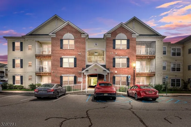 a car parked in front of a house