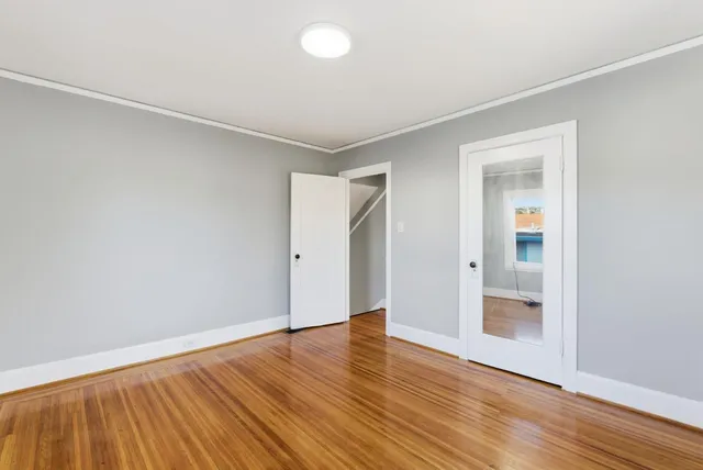 wooden floor in an empty room