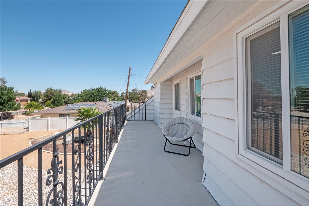 14681 Choco Road Apple Valley, CA 92307 - Photo 56 of 75 Balcony in front of house