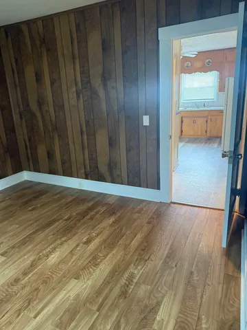 a view of wooden floor