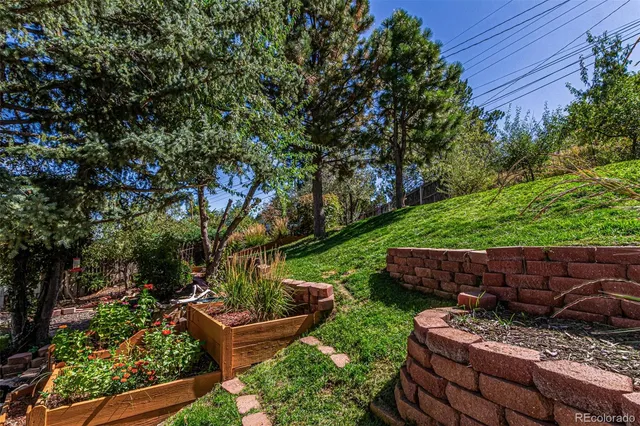 an aerial view of residential houses with outdoor space and street view
