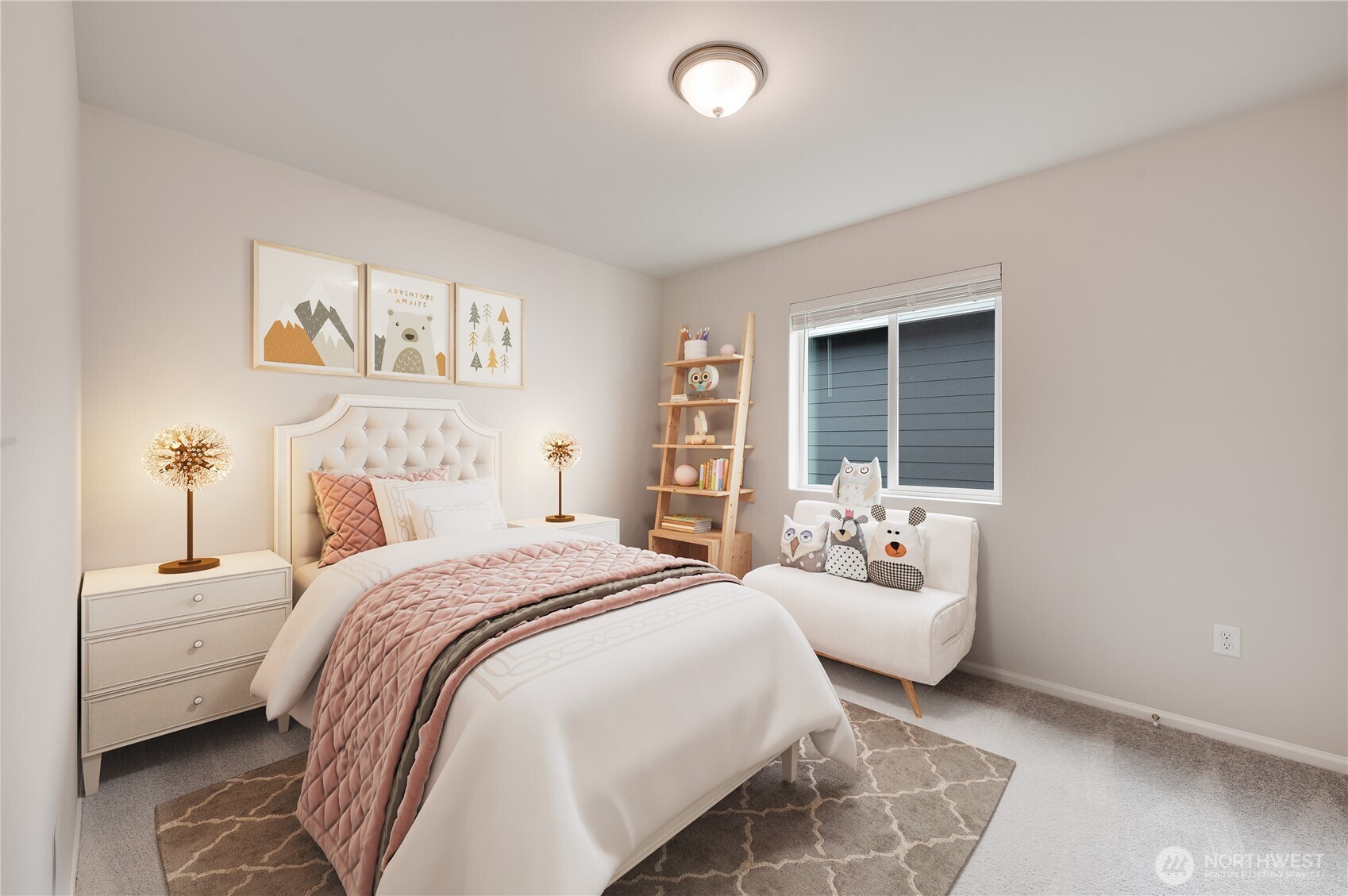 1012 15th Avenue Sultan, WA 98294 - Photo 19 of 26 a bedroom with a bed and a large window