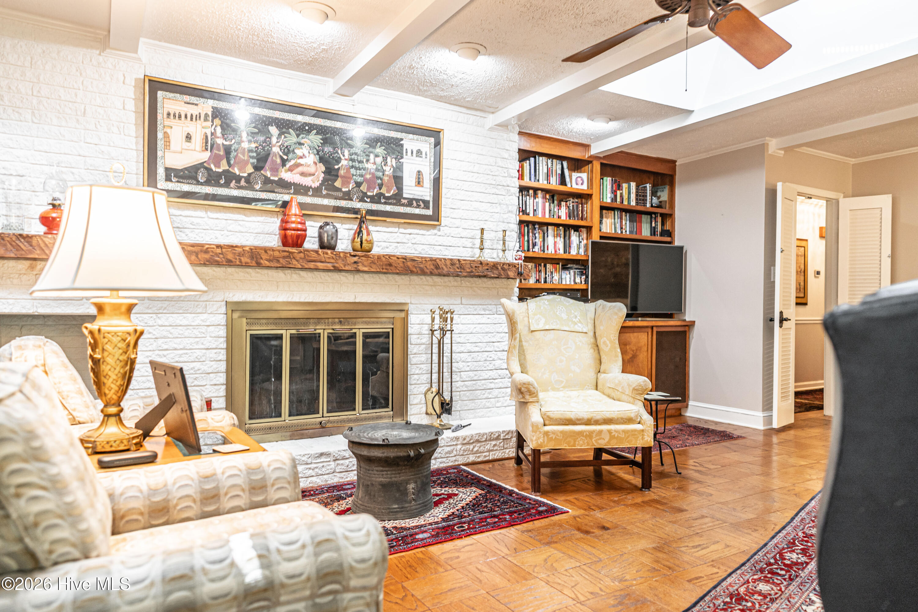 105 Canterbury Road Southern Pines, NC 28387 - Photo 23 of 57 Den wood burning fireplace