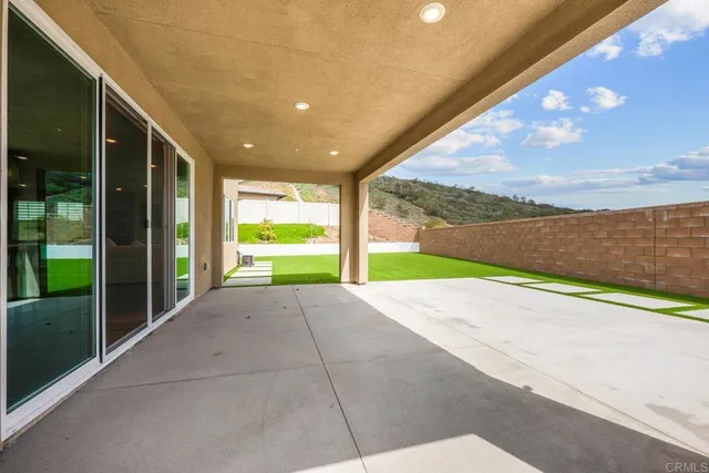 a view of outdoor space and balcony