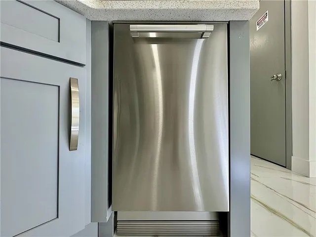 a close view of closet