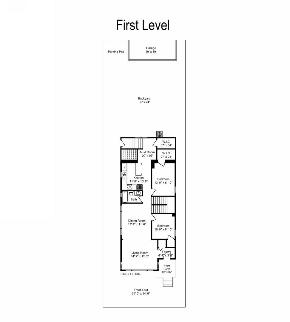 2239 North Keystone Avenue Chicago, IL 60639 - Photo 29 of 31 a picture of a floor plan