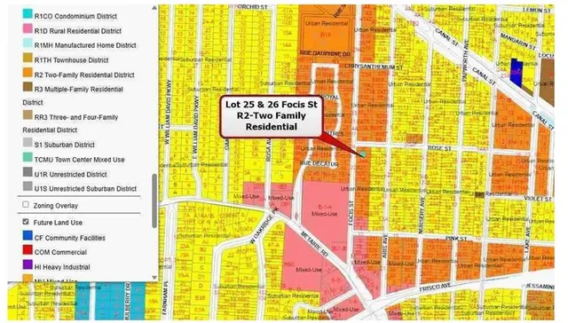 $390,000 | Lot 25-26 Focis Street, Metairie, LA 70005