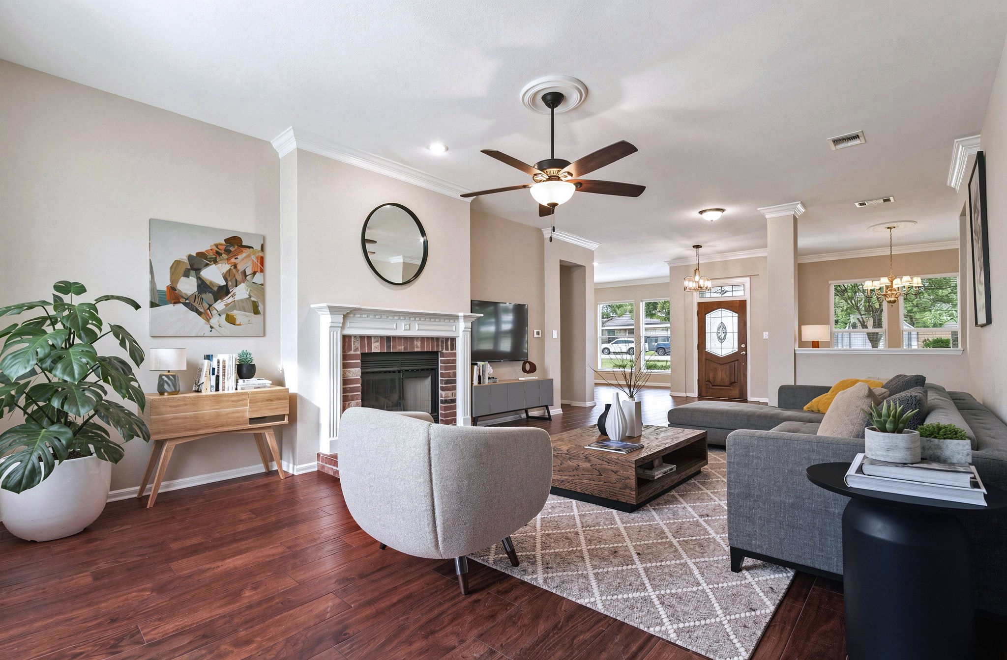 3902 Denim Trail Austin, TX 78739 - Photo 4 of 40 Virtually Staged bright and open living Room