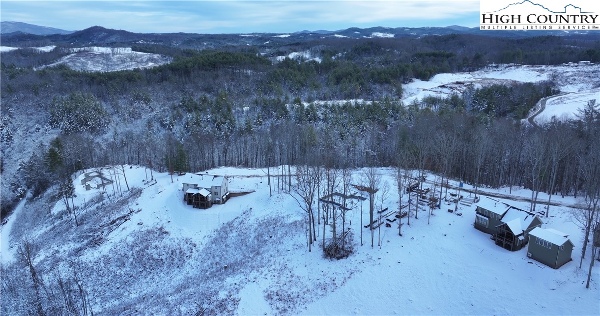 403 Autumn Leaf Way Crumpler, NC 28617 - Photo 32 of 45 a view of a backyard with mountain view