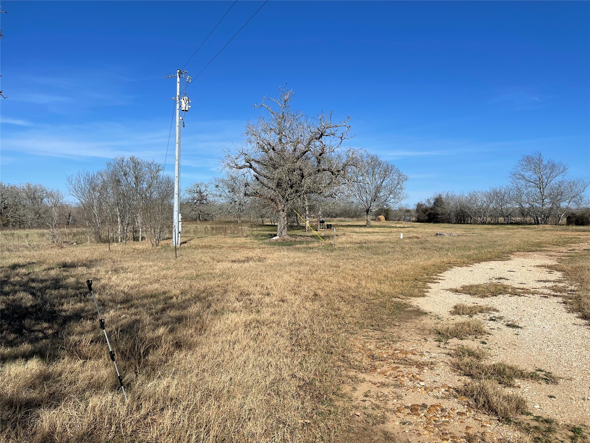 5279 Fm 2762 Flatonia, TX 78941 - Photo 3 of 8 a view of dirt field with trees in background