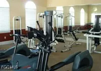 a view of a building and a street