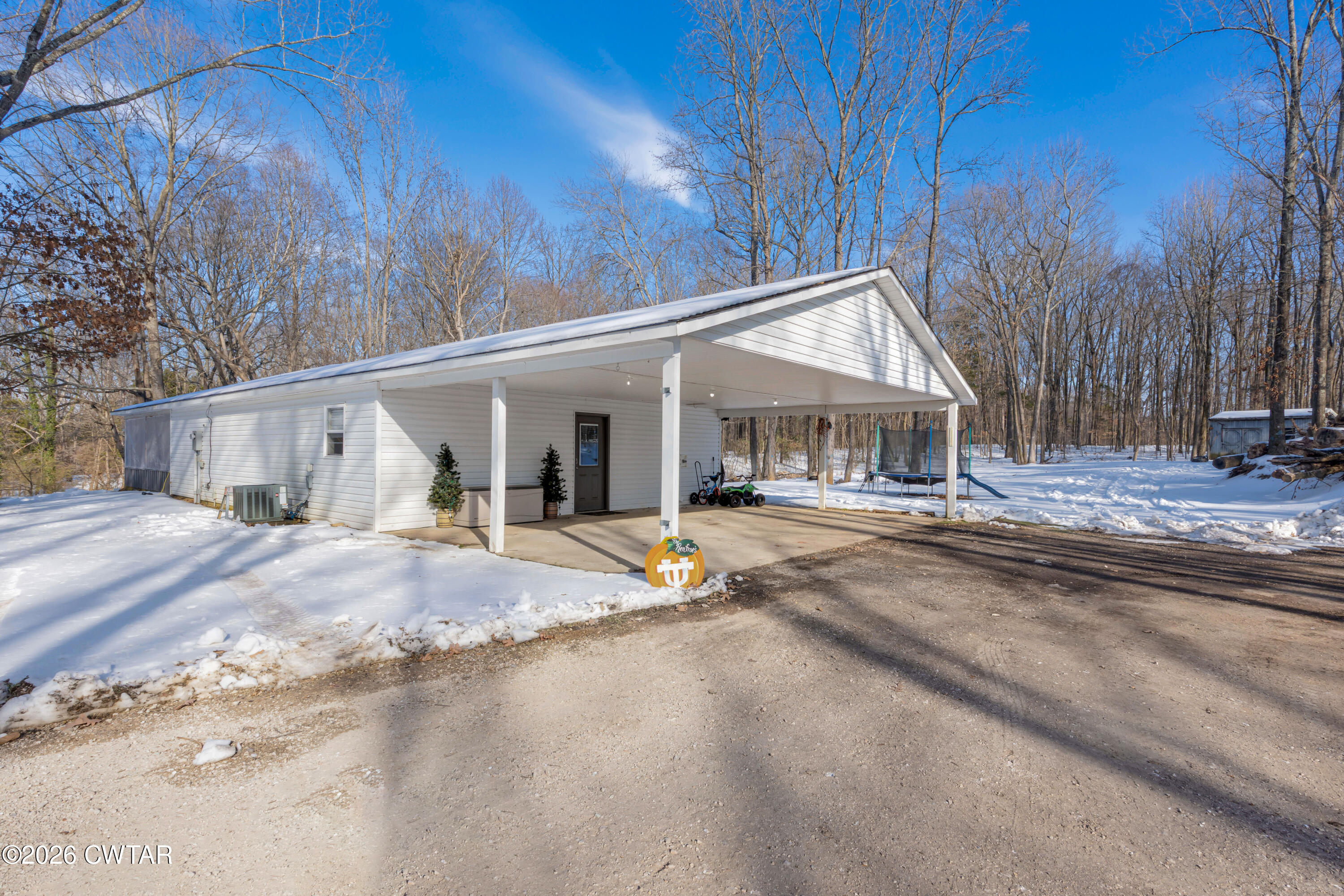 a view of a house with a patio