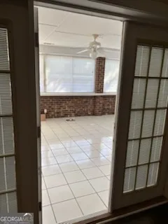 a view of front door