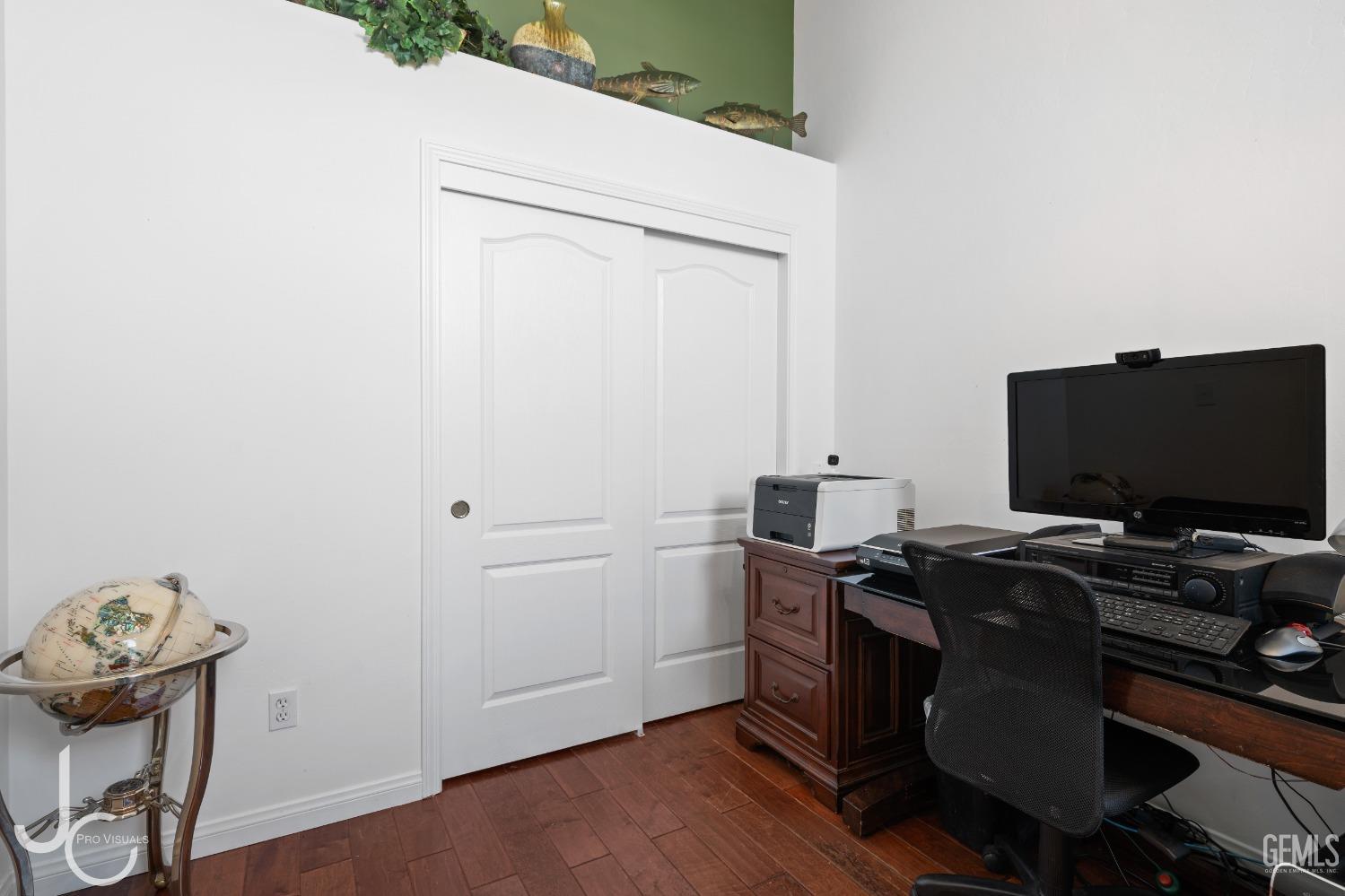 Undisclosed Address Bakersfield, CA 93312 - Photo 9 of 46 a view of a workspace with furniture