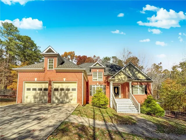 a view of a house with a snow