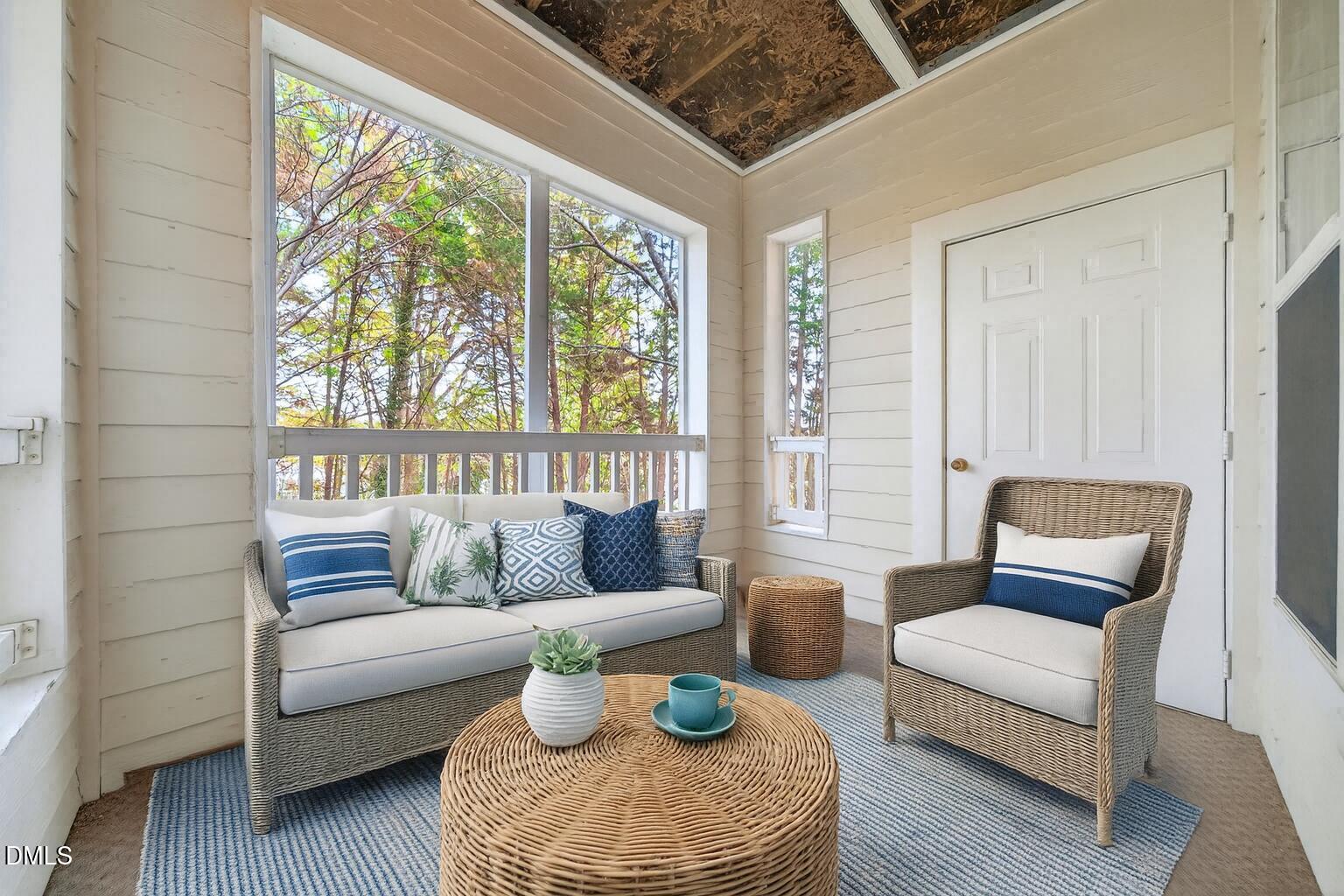 1721 Tiffany Bay Court, Unit 204 Raleigh, NC 27609 - Photo 29 of 29 Coastal-Inspired Screened Porch Retreat