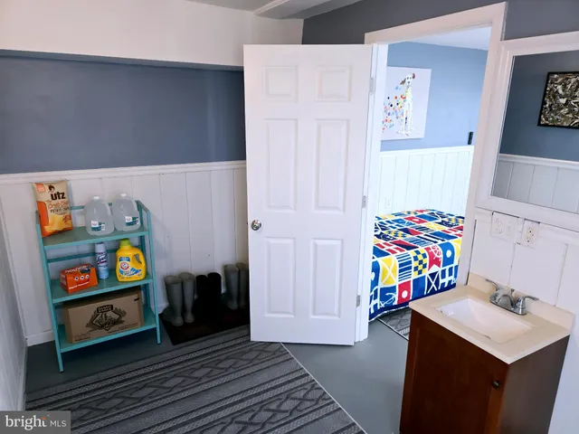 a view of lake with trees