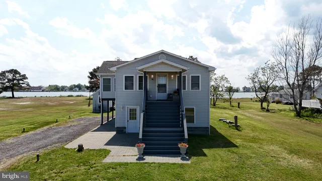 a outdoor space with wooden furniture