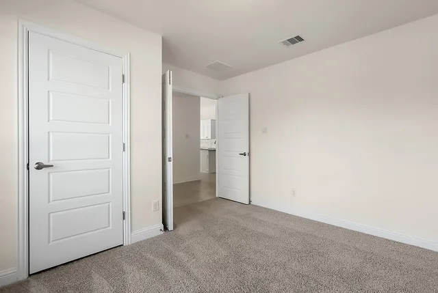 a view of an empty room