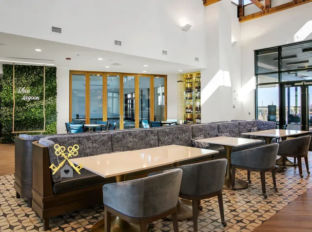 a view of a building with street view