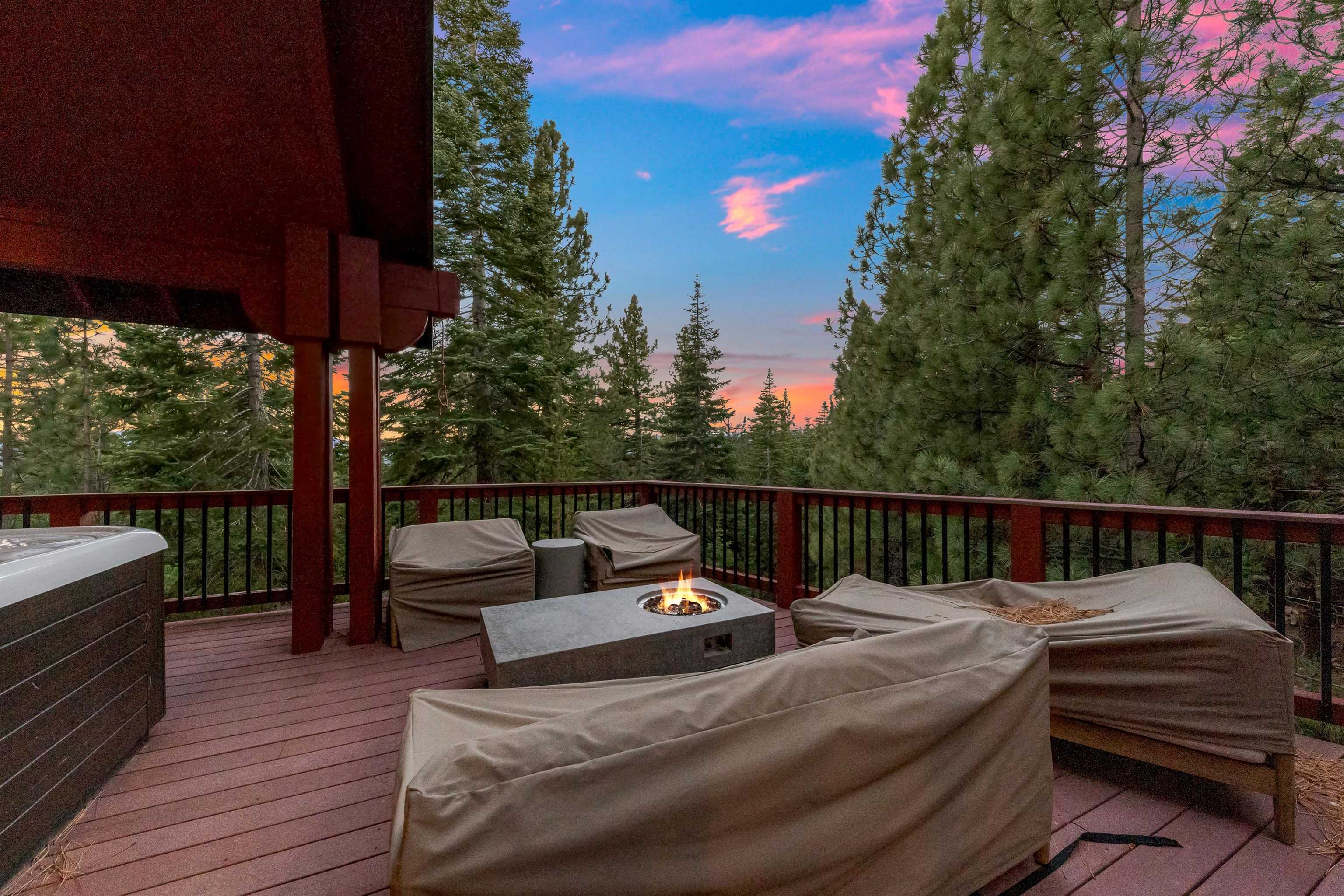 12705 Falcon Point Place Truckee, CA 96161 - Photo 28 of 28 a balcony with wooden floor and outdoor seating